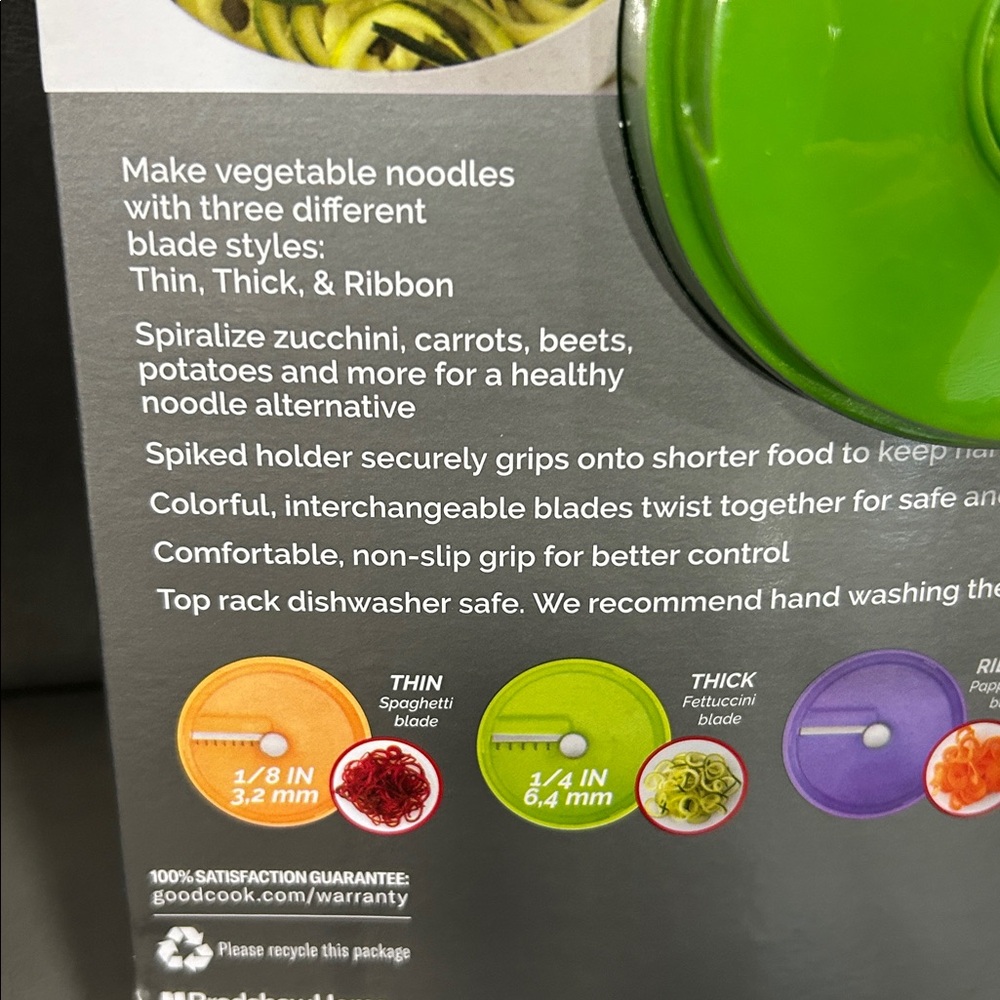 GoodCook Handheld Spiralizer Set new in package - Picture 5 of 6